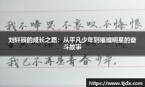 刘轩辰的成长之路：从平凡少年到璀璨明星的奋斗故事
